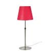 Aluminor Store tafellamp, alu/rood
