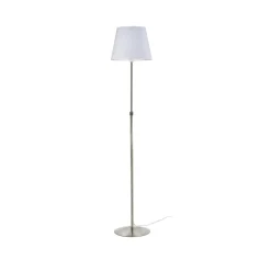 Aluminor Store vloerlamp, alu/wit