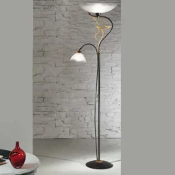 Amabile uplighter met leeslamp voor het plafond