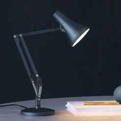 Anglepoise 90 Mini Mini LED tafellamp staalblauw