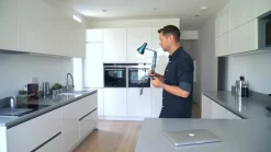 Anglepoise 90 Mini Mini LED tafellamp staalblauw