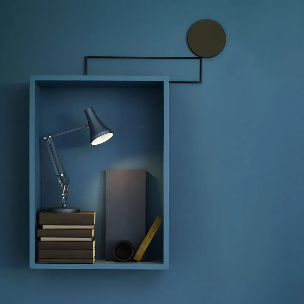 Anglepoise 90 Mini Mini LED tafellamp staalblauw