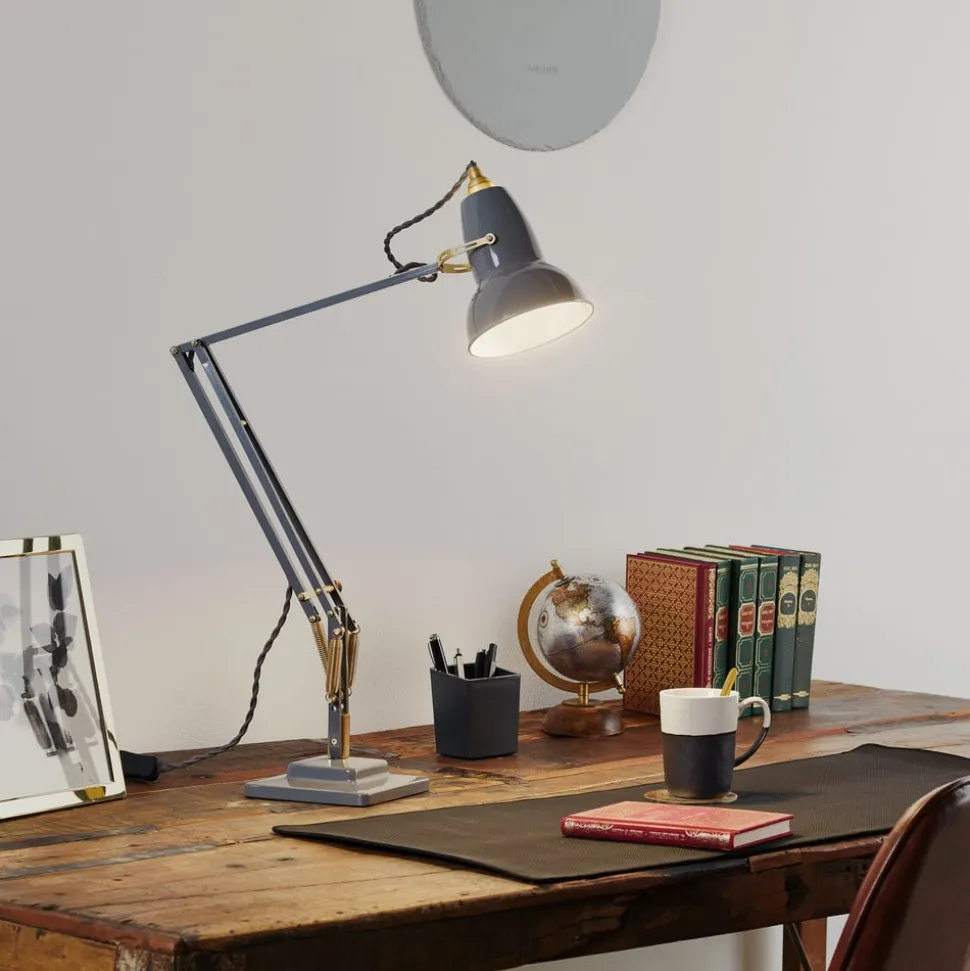Anglepoise® Original 1227 Brass tafellamp grijs