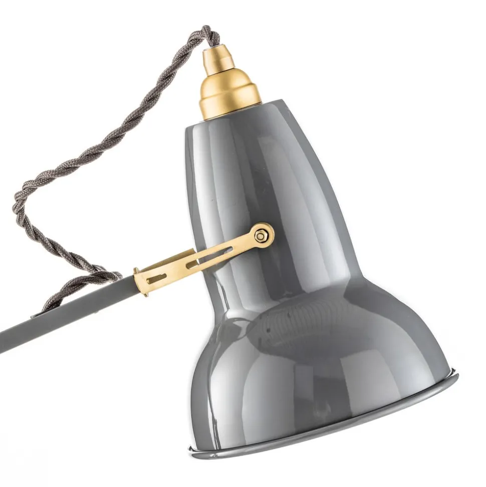 Anglepoise® Original 1227 Brass tafellamp grijs