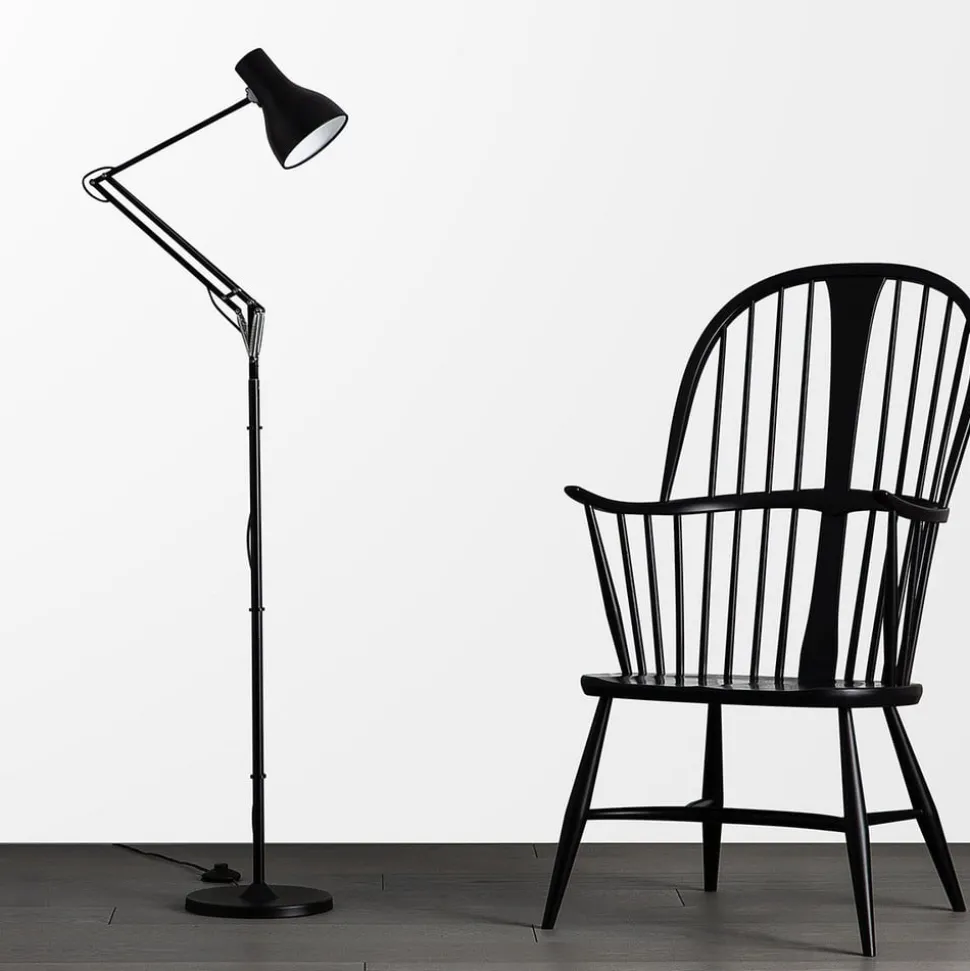 Anglepoise Type 75 vloerlamp matzwart