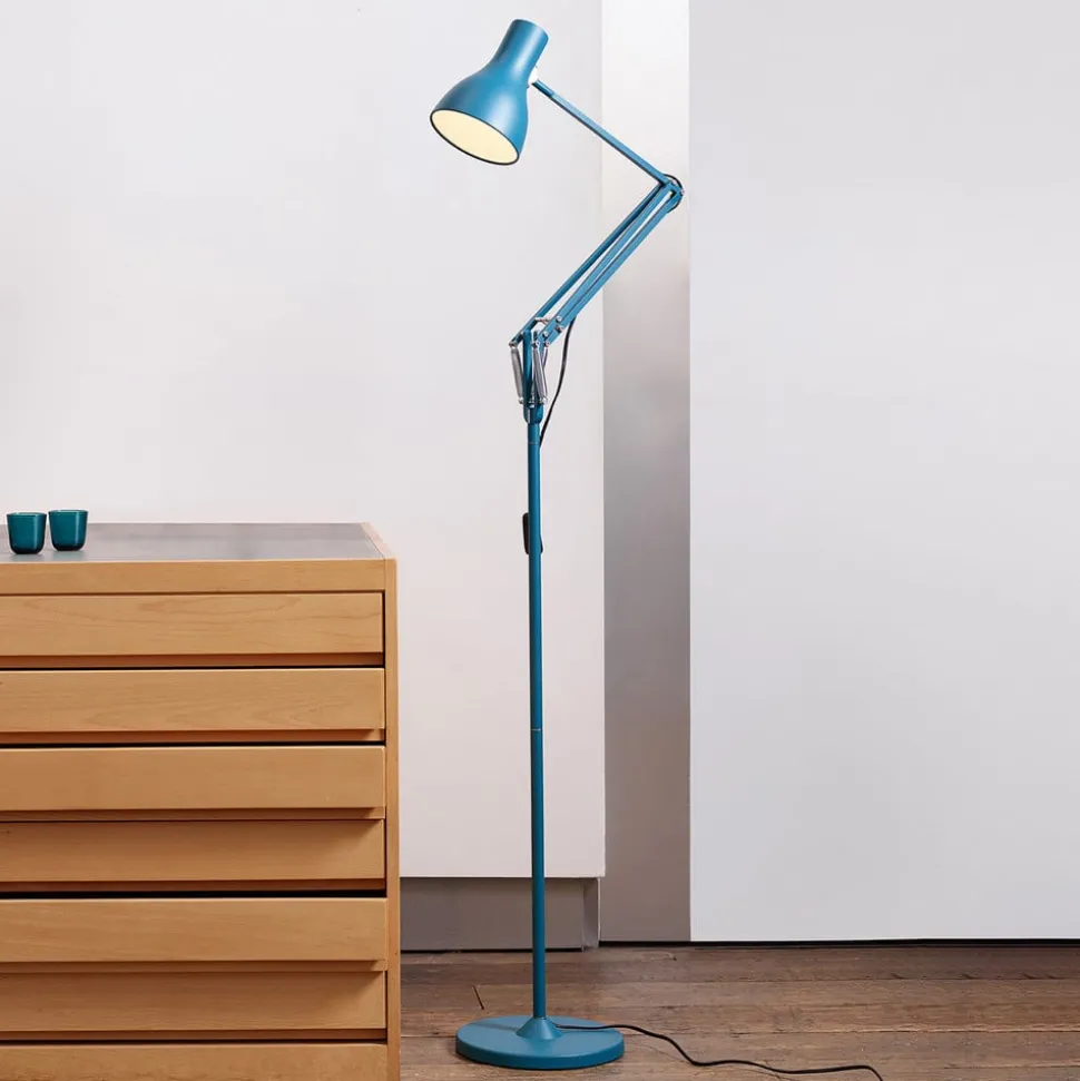 Anglepoise Type 75 vloerlamp Margaret Howell blauw