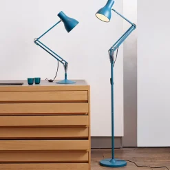 Anglepoise Type 75 vloerlamp Margaret Howell blauw