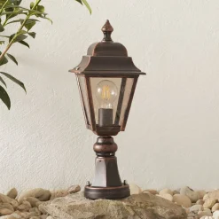 Antiek ogende Toulouse sokkellamp