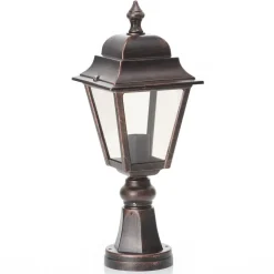 Antiek ogende Toulouse sokkellamp