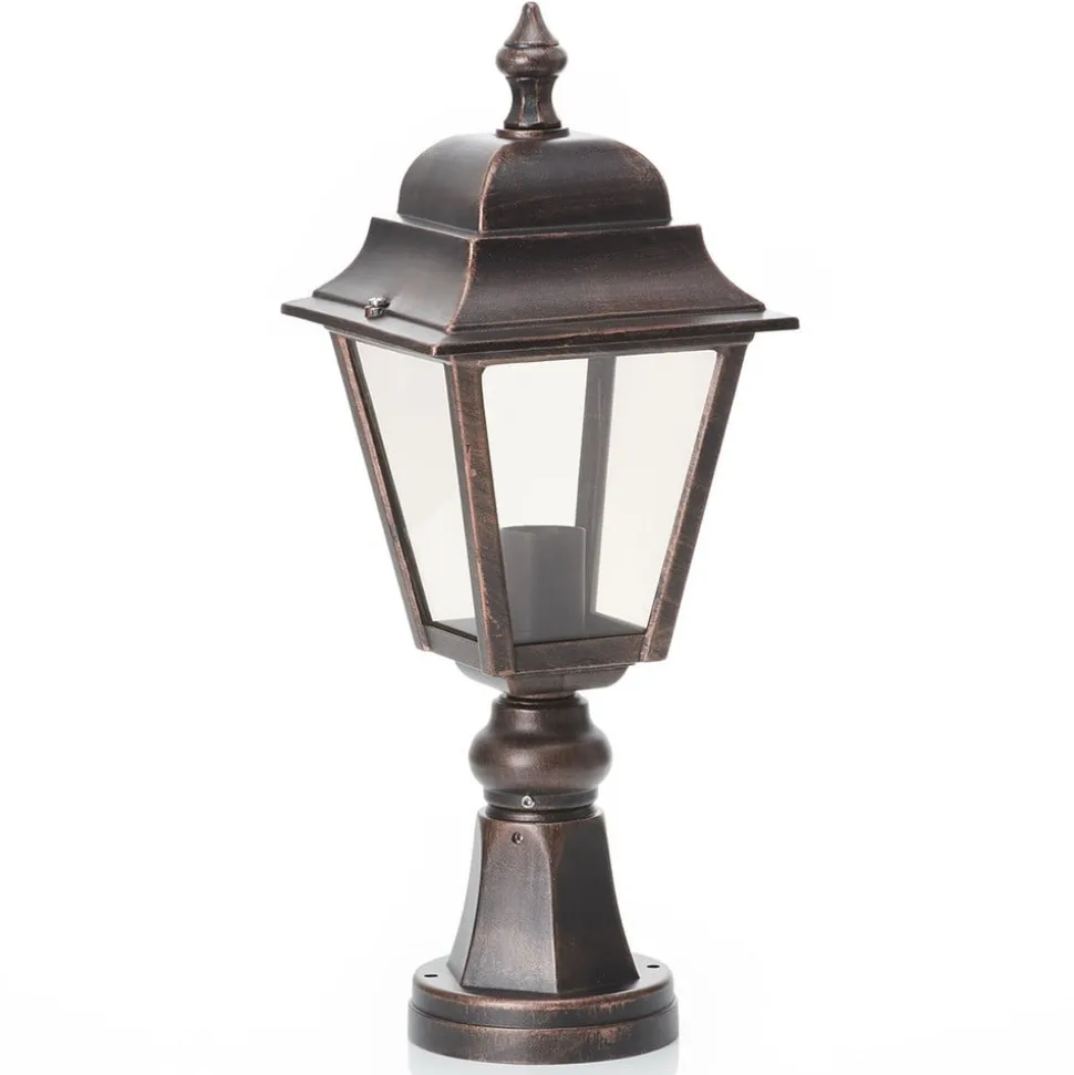 Antiek ogende Toulouse sokkellamp