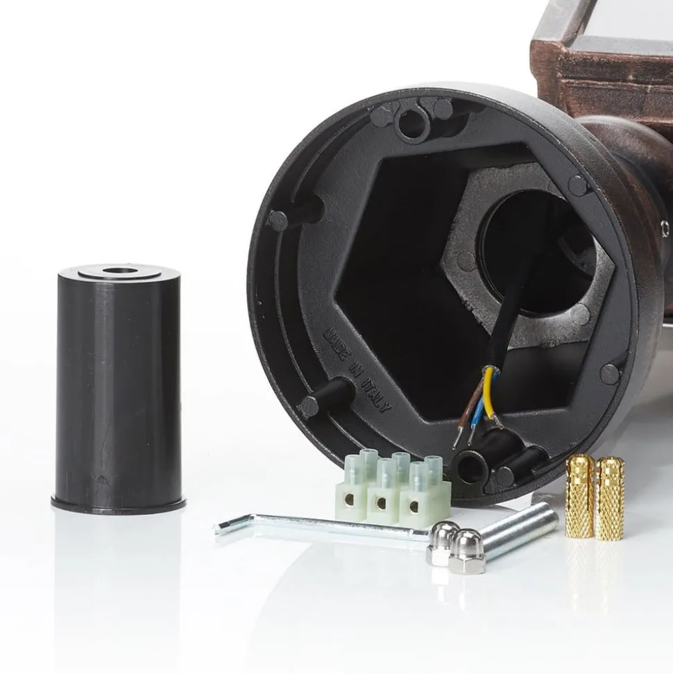 Antiek ogende Toulouse sokkellamp