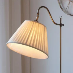 Antieke vloerlamp Charleston antiek messing