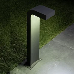 Antracietkleurige tuinpadverlichting KLAMP