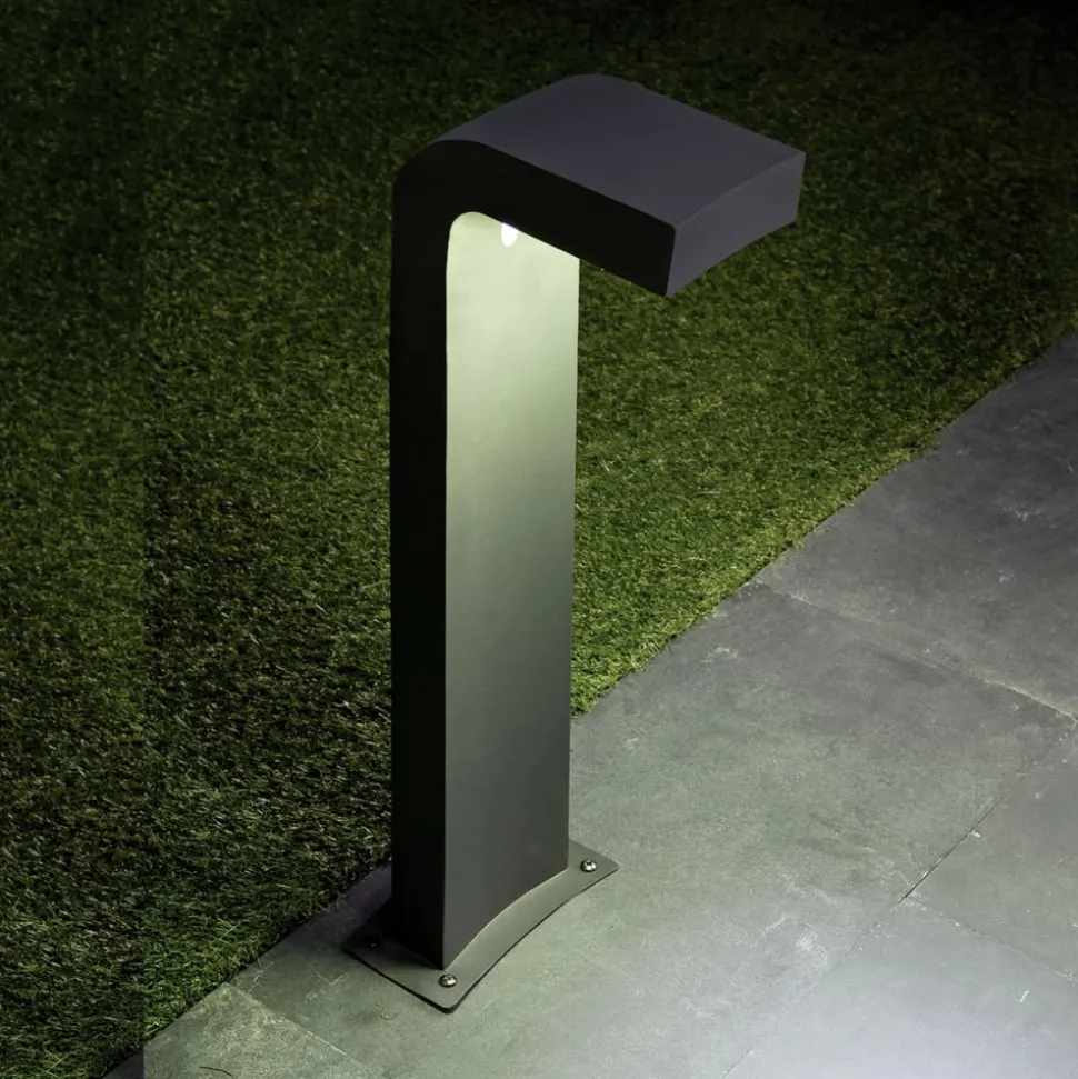 Antracietkleurige tuinpadverlichting KLAMP