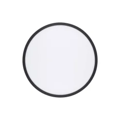 Aqua LED paneel, Ø 40 cm, zwart, metaal/kunststof, CCT dimbaar