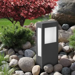 Aqua Paulo sokkellamp in roestvrij staal met 2G11 LED