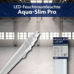 Aquaslim LED verstraler, lengte 127 cm, IP65, kunststof