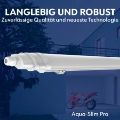Aquaslim LED verstraler, lengte 127 cm, IP65, kunststof