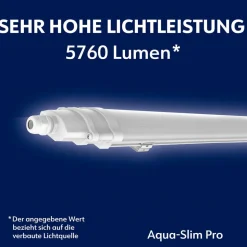 Aquaslim LED verstraler, lengte 127 cm, IP65, kunststof