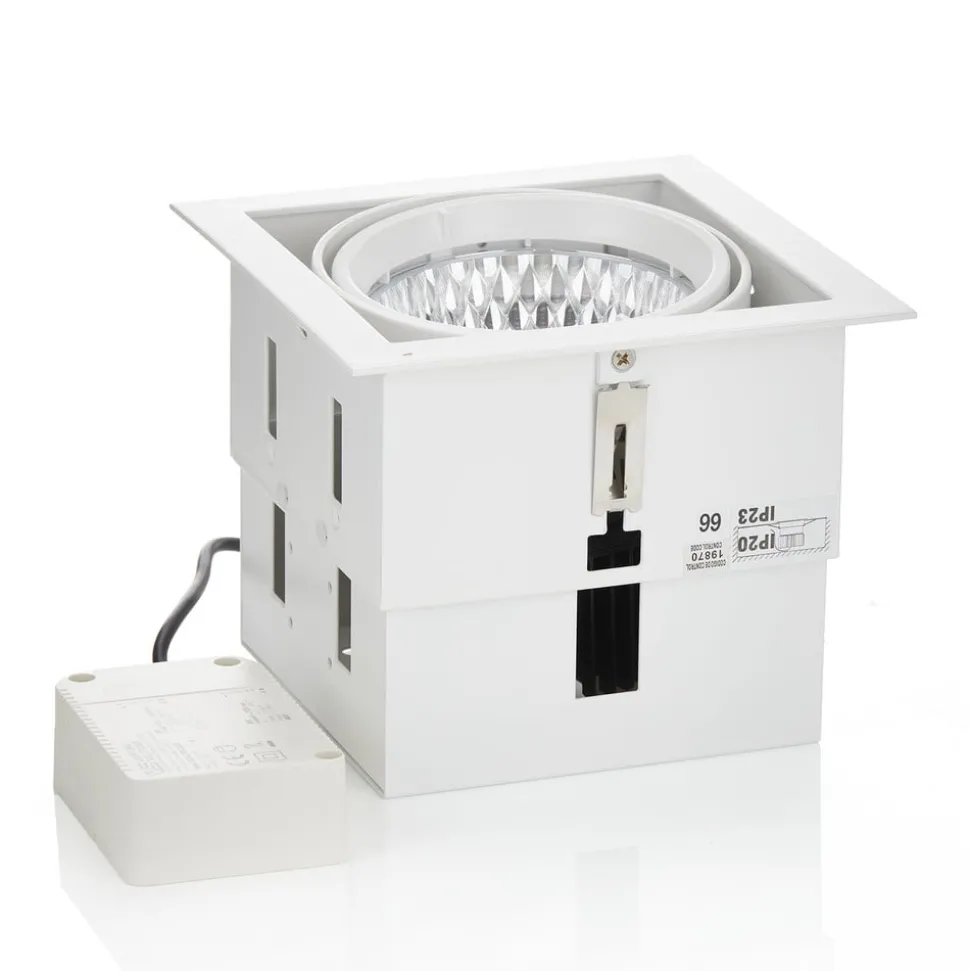 Arcchio Adin LED inbouwlamp, 4.000K, 25,9W, wit