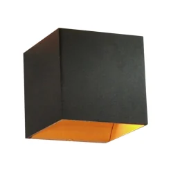 Arcchio Aldrina LED wandlamp, zwart, set van 2