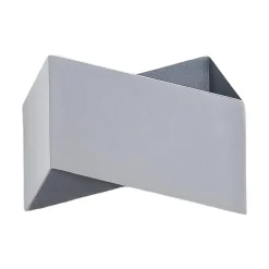 Arcchio Assona wandlamp, wit-zilver