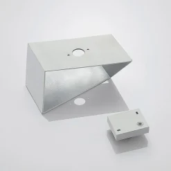 Arcchio Assona wandlamp, wit-zilver