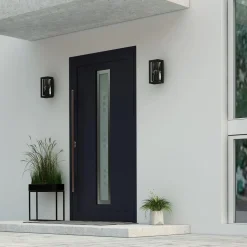 Arcchio buitenwandlamp Ismera, 25 cm, antraciet, sensor