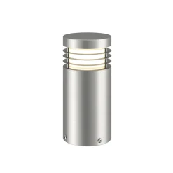 Arcchio Caramia sokkellamp, 23 cm, roestvrij staal, zeewaterbestendig