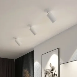 Arcchio Davin inbouwspot, cilinder, wit