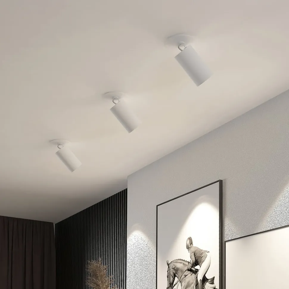 Arcchio Davin inbouwspot, cilinder, wit