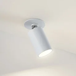 Arcchio Davin inbouwspot, cilinder, wit