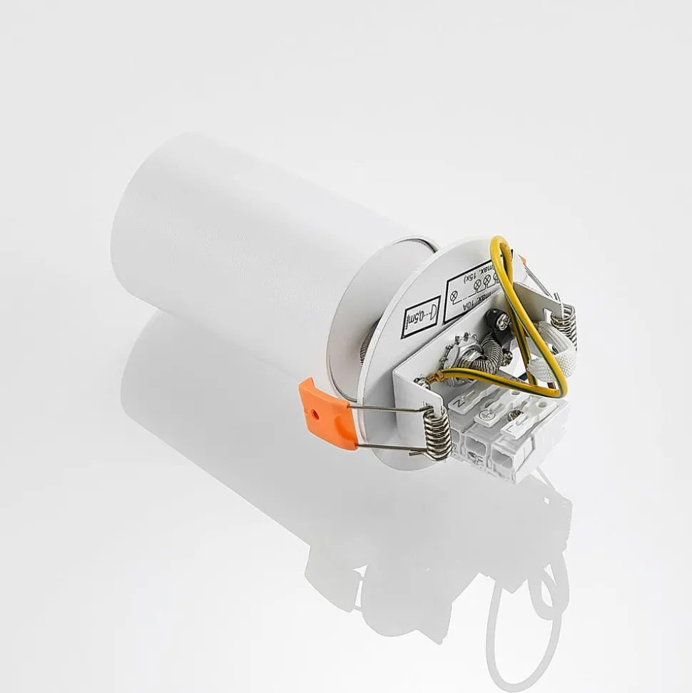 Arcchio Davin inbouwspot, cilinder, wit