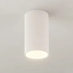 Arcchio Downlight Brinja, wit, metaal, Ø 6 cm, rond, GU10