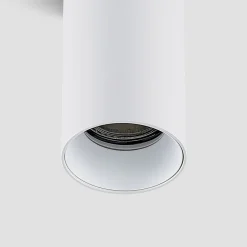 Arcchio Downlight Brinja, wit, metaal, Ø 6 cm, rond, GU10