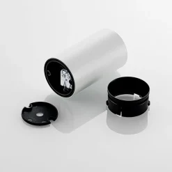 Arcchio Downlight Brinja, wit, metaal, Ø 6 cm, rond, GU10