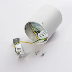 Arcchio downlight Carson, hoogte 10 cm, wit, aluminium