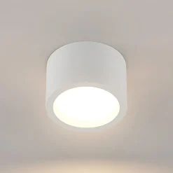 Arcchio downlight Nieva, GX53, wit, rond, Ø 10cm, metaal