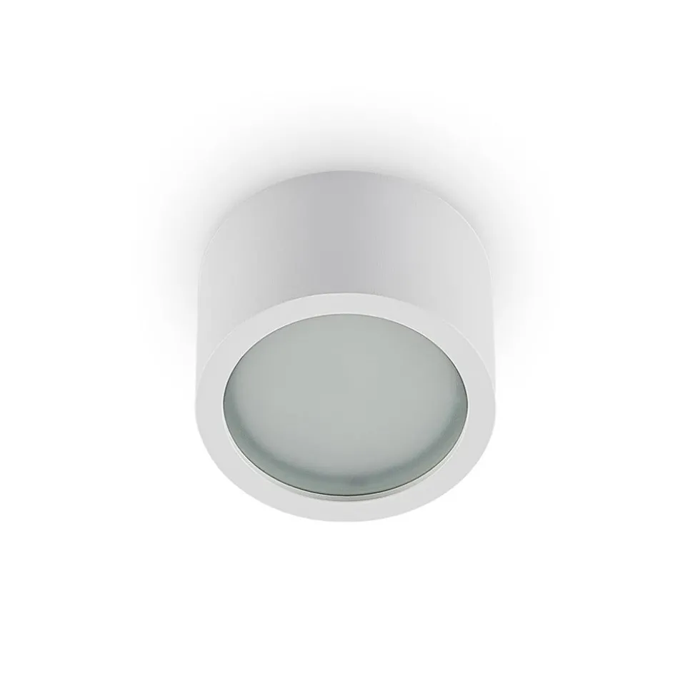 Arcchio downlight Nieva, GX53, wit, rond, Ø 10cm, metaal