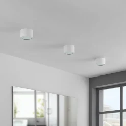 Arcchio downlight Nieva, G9, wit, rond, Ø 10cm, metaal