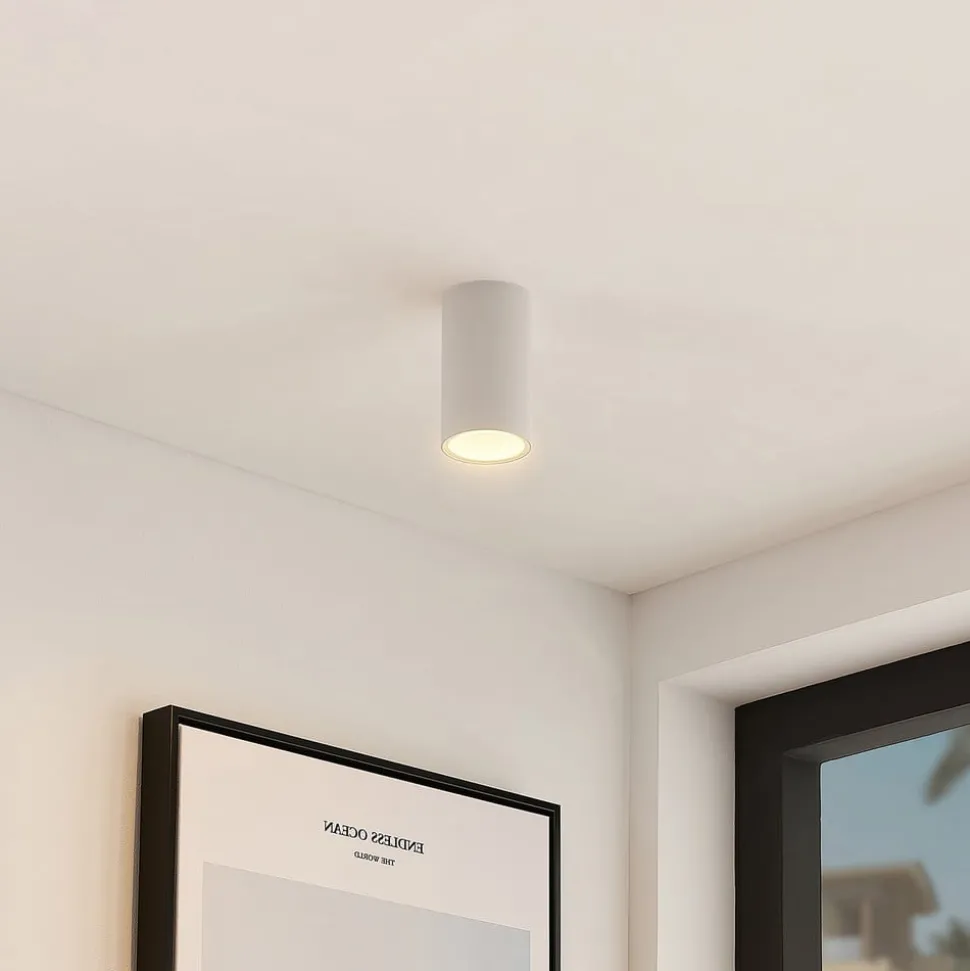 Arcchio downlight Olivir, wit, metaal, Ø 6cm, GU10, IP44