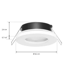 Arcchio downlight Sylvi wit Ø 8,2 cm