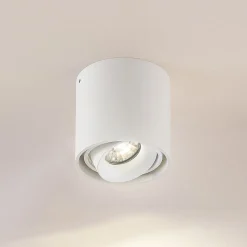 Arcchio downlight Walza, wit, metaal, Ø 9,3cm, GU10