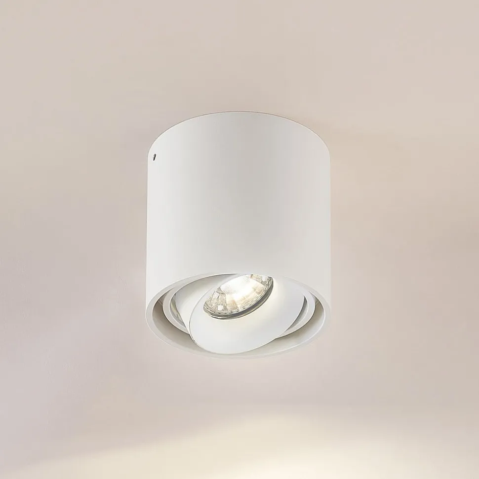 Arcchio downlight Walza, wit, metaal, Ø 9,3cm, GU10