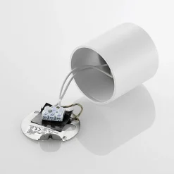 Arcchio downlight Walza, wit, metaal, Ø 9,3cm, GU10