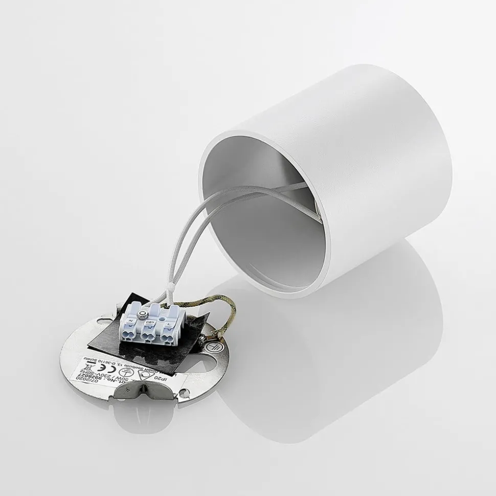 Arcchio downlight Walza, wit, metaal, Ø 9,3cm, GU10