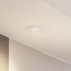 Arcchio downlight Zyron, wit, Ø 8,2 cm