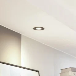 Arcchio downlight Zyron, zwart, Ø 8,2 cm