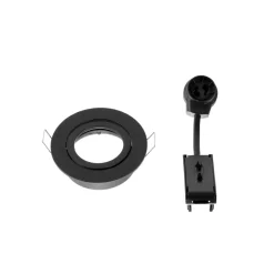 Arcchio downlight Zyron, zwart, Ø 8,2 cm