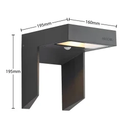 Arcchio Dynorma LED buiten wandlamp met sensor